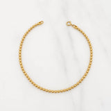 Bracelet Military 4.5g / 7 3/4 in / 2.14mm Yellow Gold 18K