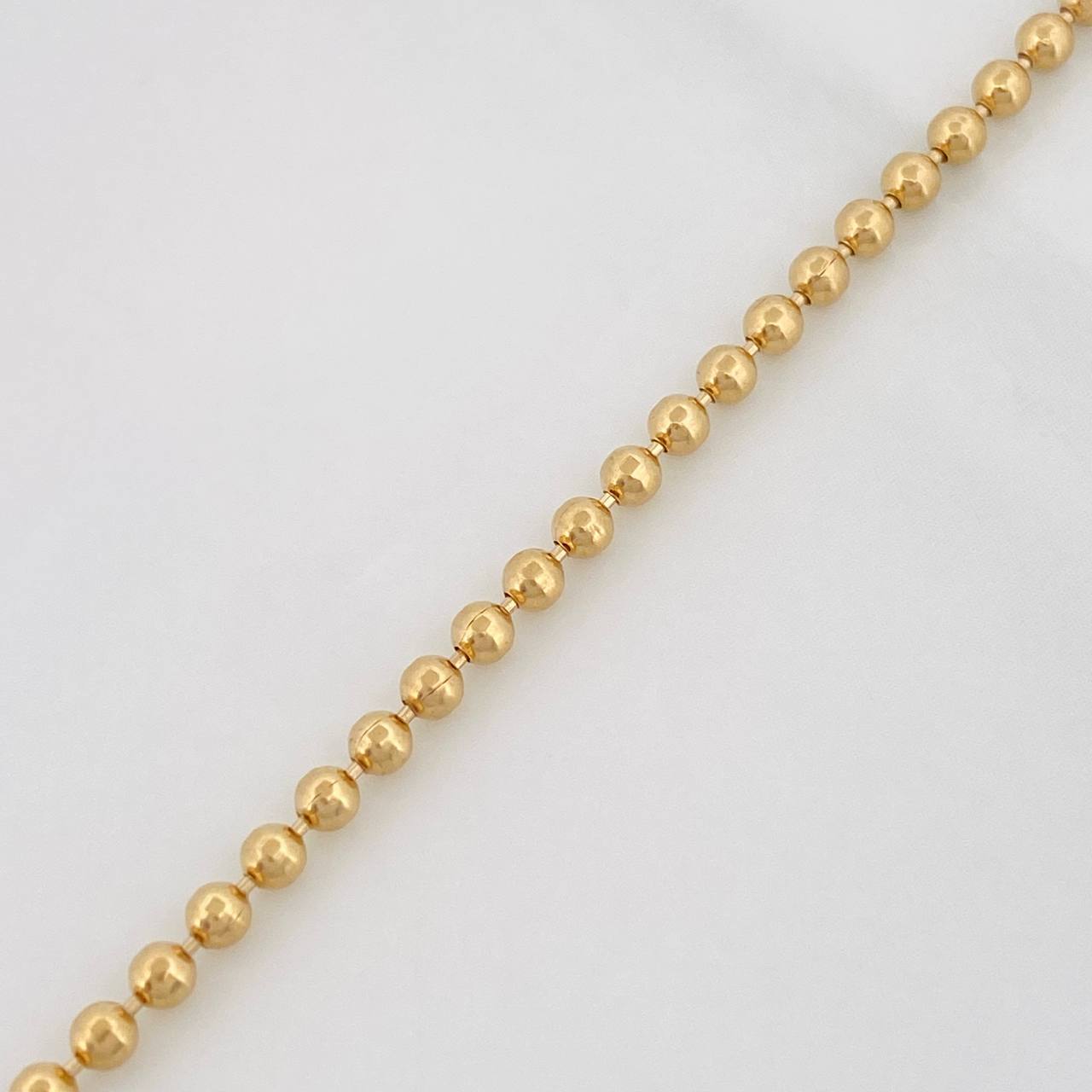 Bracelet Military 4.5g / 7 3/4 in / 2.14mm Yellow Gold 18K