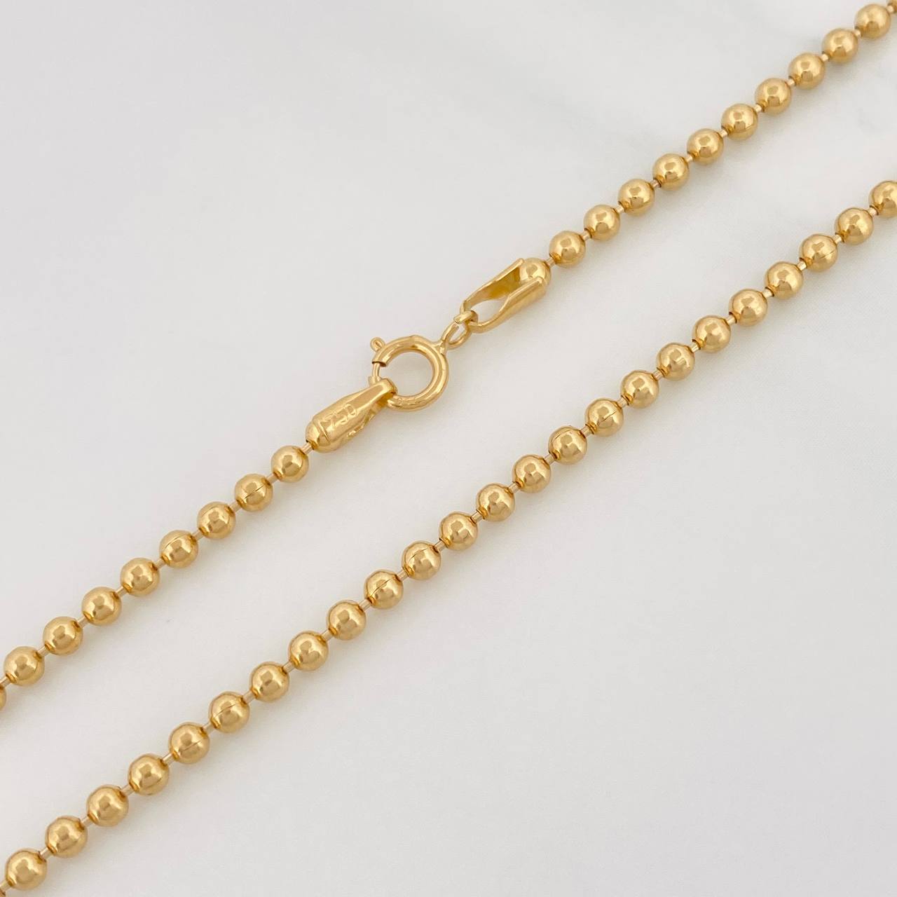 Bracelet Military 4.5g / 7 3/4 in / 2.14mm Yellow Gold 18K