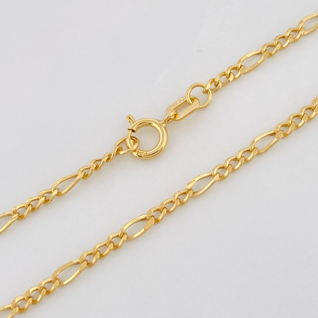 Pulso Figaro 0.75g / 7 in / 1.91mm Oro Amarillo 18K