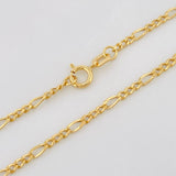 Pulso Figaro 0.75g / 7 in / 1.91mm Oro Amarillo 18K