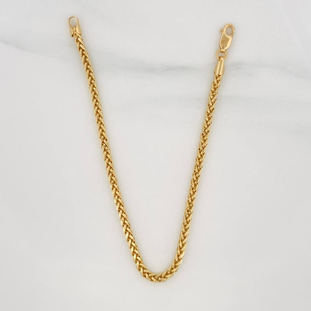 Pulso Franco 3.2g / 7 1/2 in / 2.62mm Oro Amarillo 18K