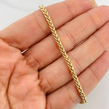 Pulso Franco 3.2g / 7 1/2 in / 2.62mm Oro Amarillo 18K