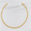 Bismark Bracelet 1.4g / 7 1/2 in / 2.14mm Yellow Gold 18K