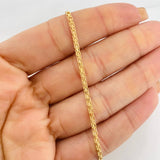 Bismark Bracelet 1.4g / 7 1/2 in / 2.14mm Yellow Gold 18K