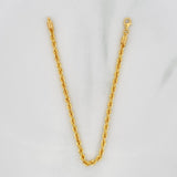 Pulso Lazo 2.8g / 7 1/2 in / 3.12mm Oro Amarillo 18K