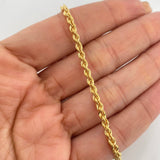 Pulso Lazo 2.8g / 7 1/2 in / 3.12mm Oro Amarillo 18K