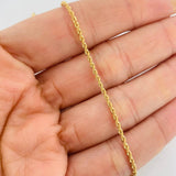 Pulso Lazo 0.8g / 7 in / 1.7mm Oro Amarillo 18K