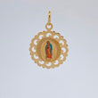 Pendant Virgin of Guadalupe 1.2 g / 1 in Yellow Gold 18K