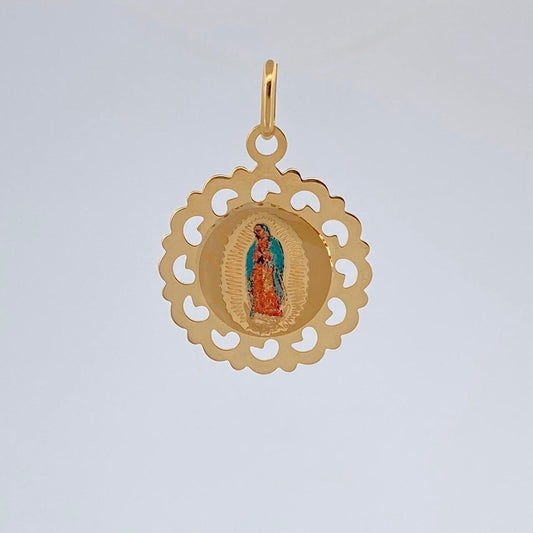 Dije Virgen Guadalupe 1.2 g / 1 in Oro Amarillo 18K