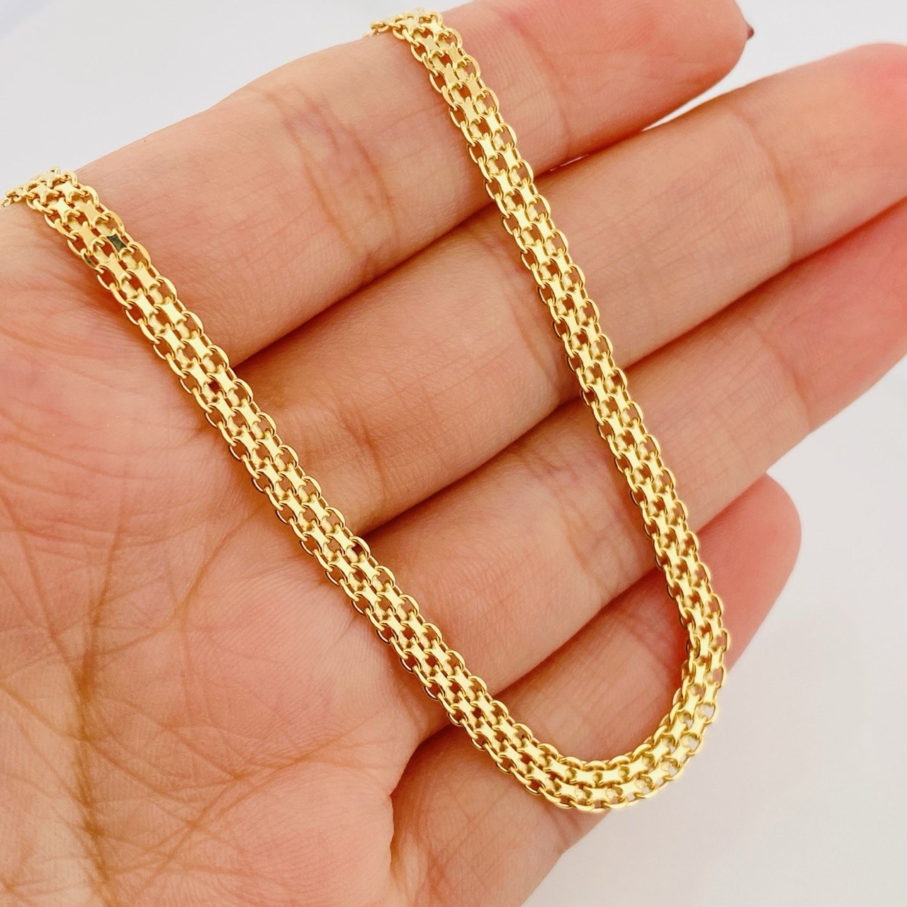 Pulso Chino 4.9 g / 7 1/2 in / 3.7 mm Oro Amarillo 18K