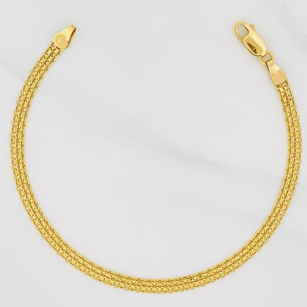 Pulso Chino 4.9 g / 7 1/2 in / 3.7 mm Oro Amarillo 18K