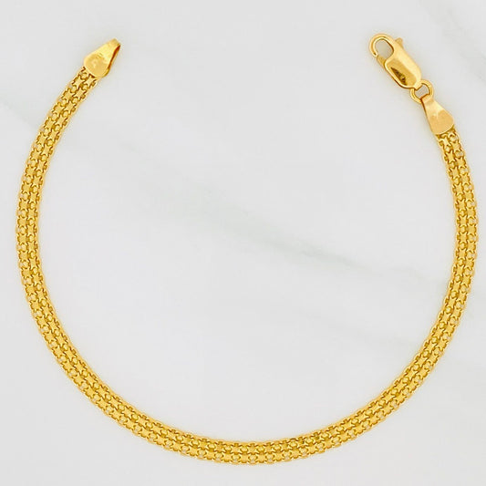 Pulso Chino 4.9 g / 7 1/2 in / 3.7 mm Oro Amarillo 18K