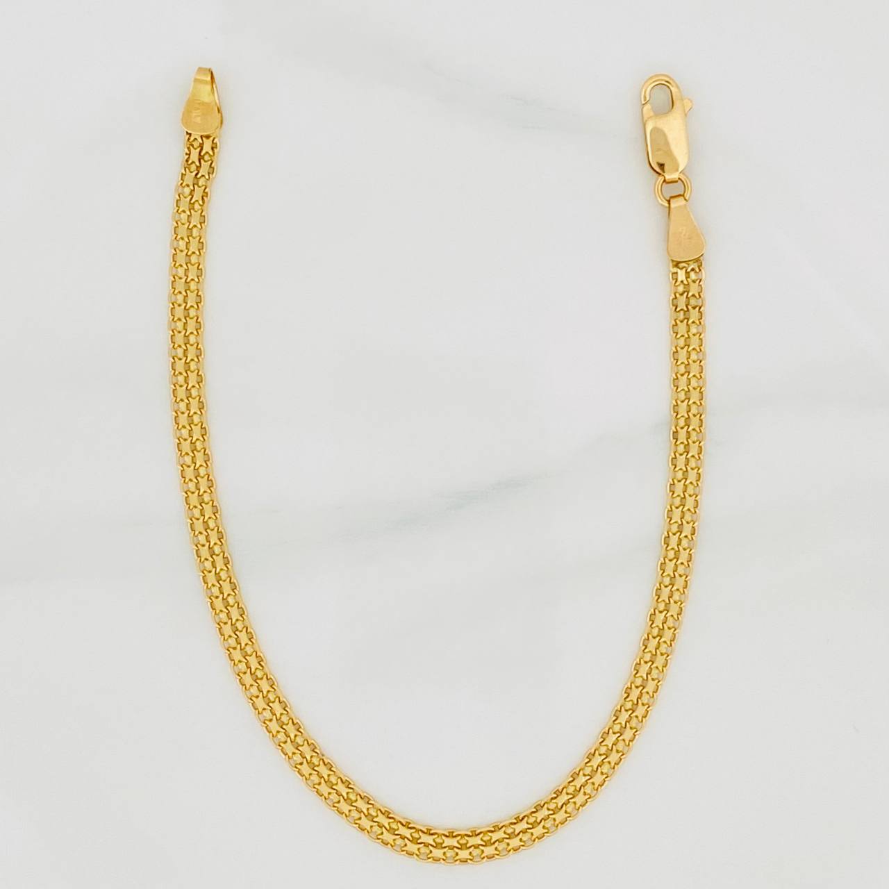 Pulso Chino 4.9 g / 7 1/2 in / 3.7 mm Oro Amarillo 18K