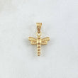 Dije Libebula 0.55gr / 2cm / Texturizada Oro Amarillo 18K ©