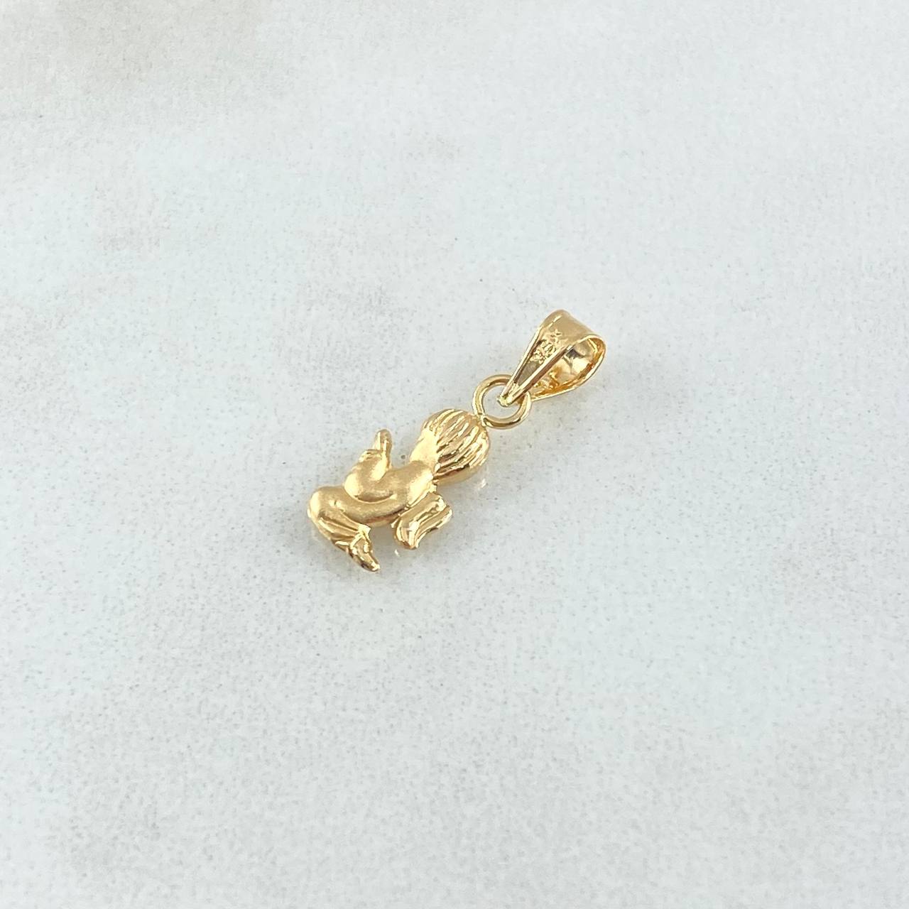Dije Angel 0.35gr / 1.8cm / Liso Oro Amarillo 18K ©