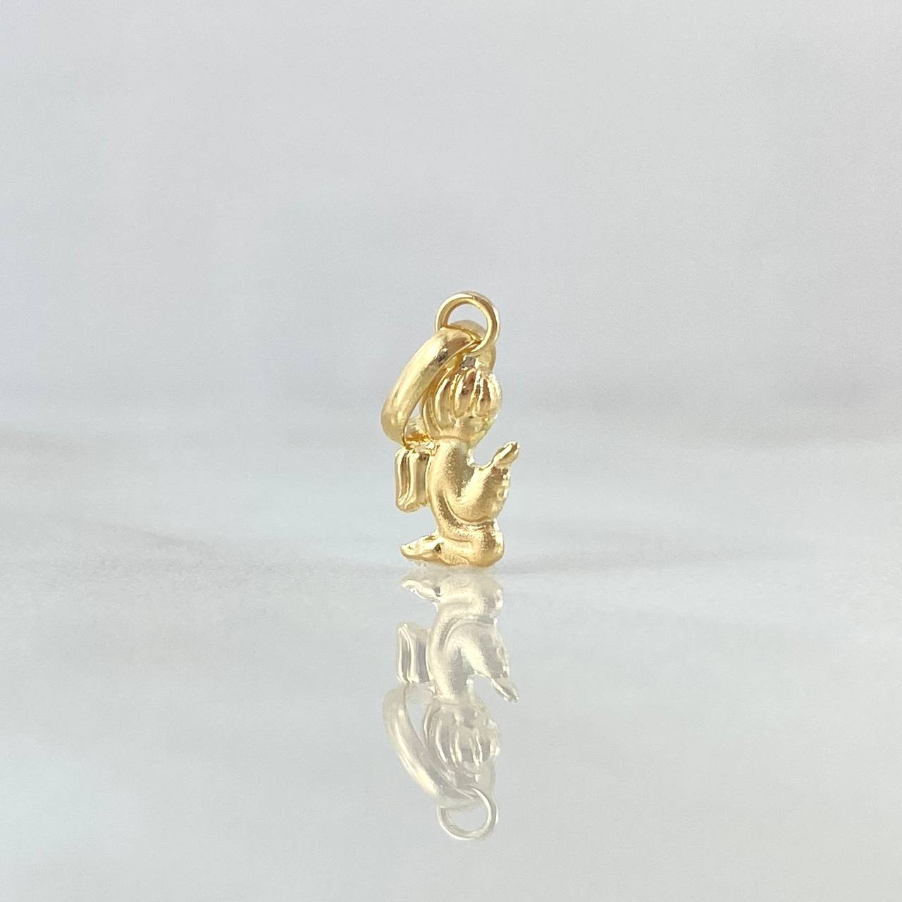 Dije Angel 0.25gr / 1.5cm / Liso Oro Amarillo 18K