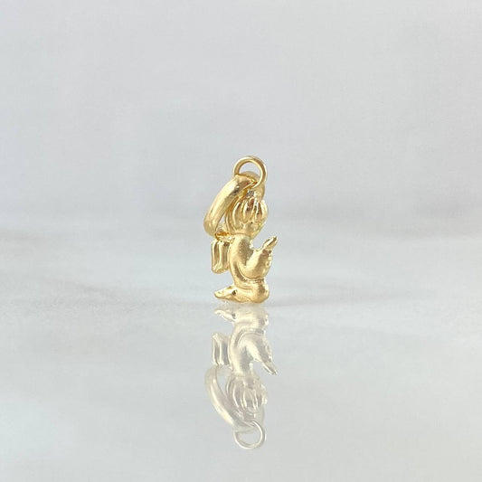 Angel Pendant 0.2gr / 1/2 in / 18K Yellow Gold