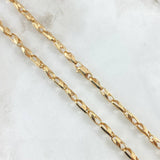 Cadena Espirales Huecas 25.4gr / 70cm / Oro Amarillo 18K ©