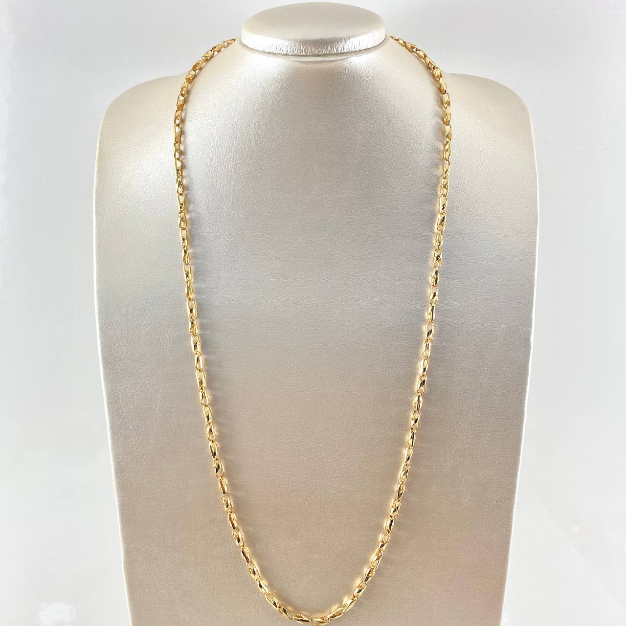 Cadena Espirales Huecas 25.4gr / 70cm / Oro Amarillo 18K ©
