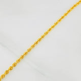 Pulso Lazo 2.75g / 7 in / 3.02mm Oro Amarillo 18K