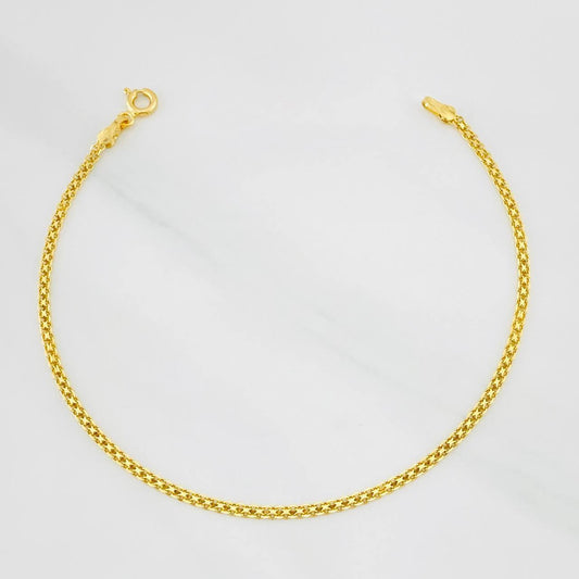 Pulso Chino 1.85g / 7 1/2 in / 1.84mm Oro Amarillo 18K