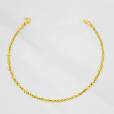 Pulso Chino 1.85g / 7 1/2 in / 1.84mm Oro Amarillo 18K