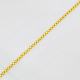 Pulso Chino 1.85g / 7 1/2 in / 1.84mm Oro Amarillo 18K