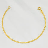 Pulso Chino 1.9g / 7 in / 2.2mm Oro Amarillo 18K