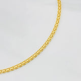 Pulso Chino 1.9g / 7 in / 2.2mm Oro Amarillo 18K