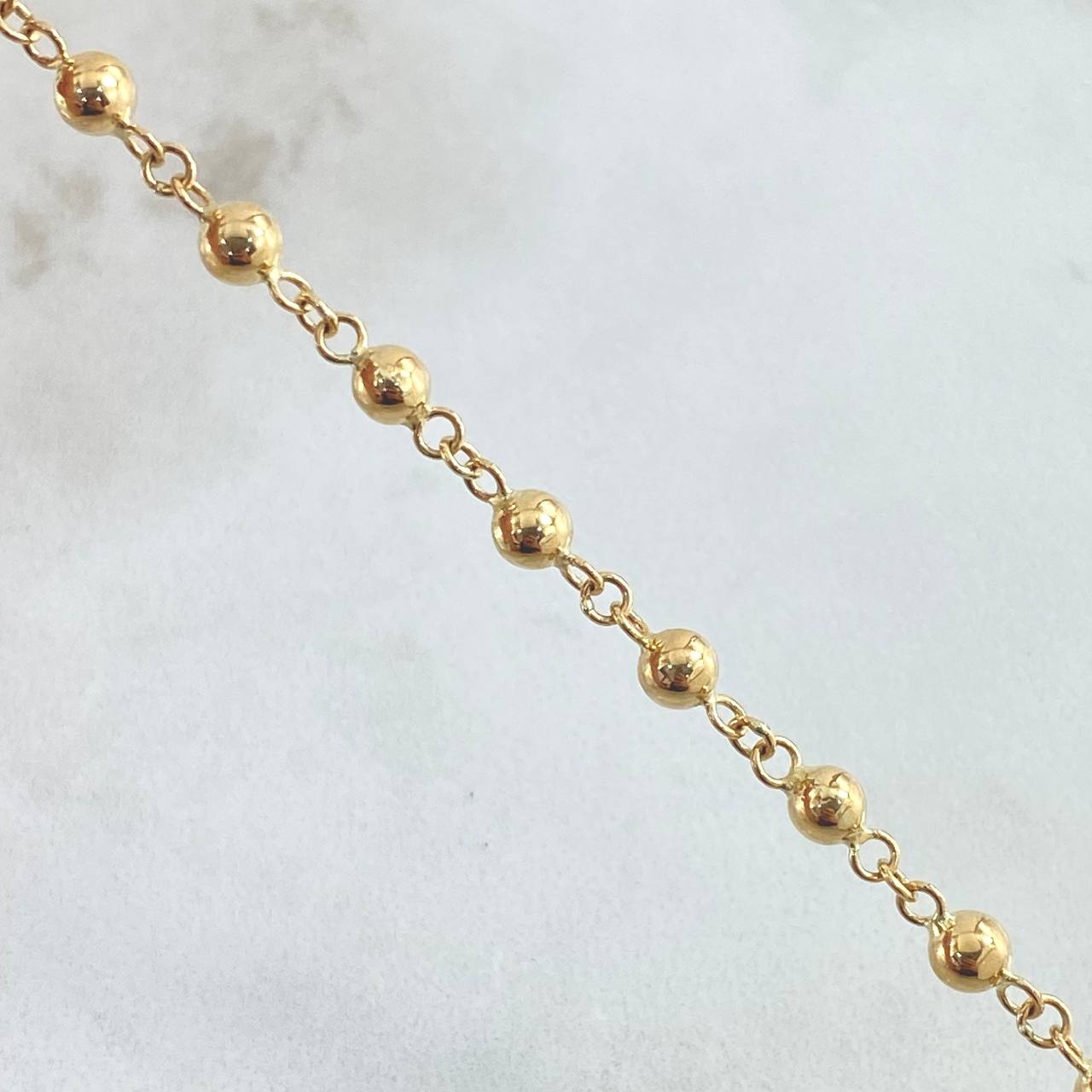 Military Type Bracelet 3.35gr / 20.5cm / 18K Yellow Gold ©