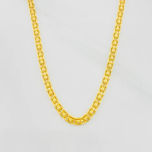 Bismark Chain 3.5g / 24 in / 2.41mm Yellow Gold 18K