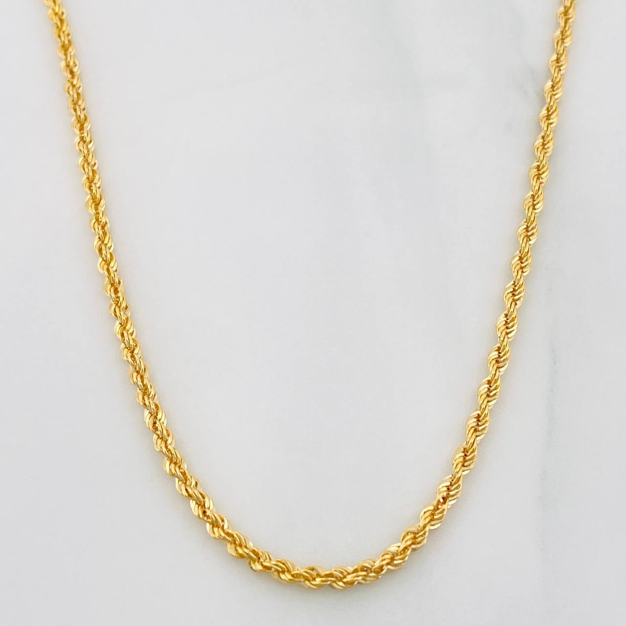Cadena Lazo 3.75g / 24 in / 1.95mm Oro Amarillo 18K