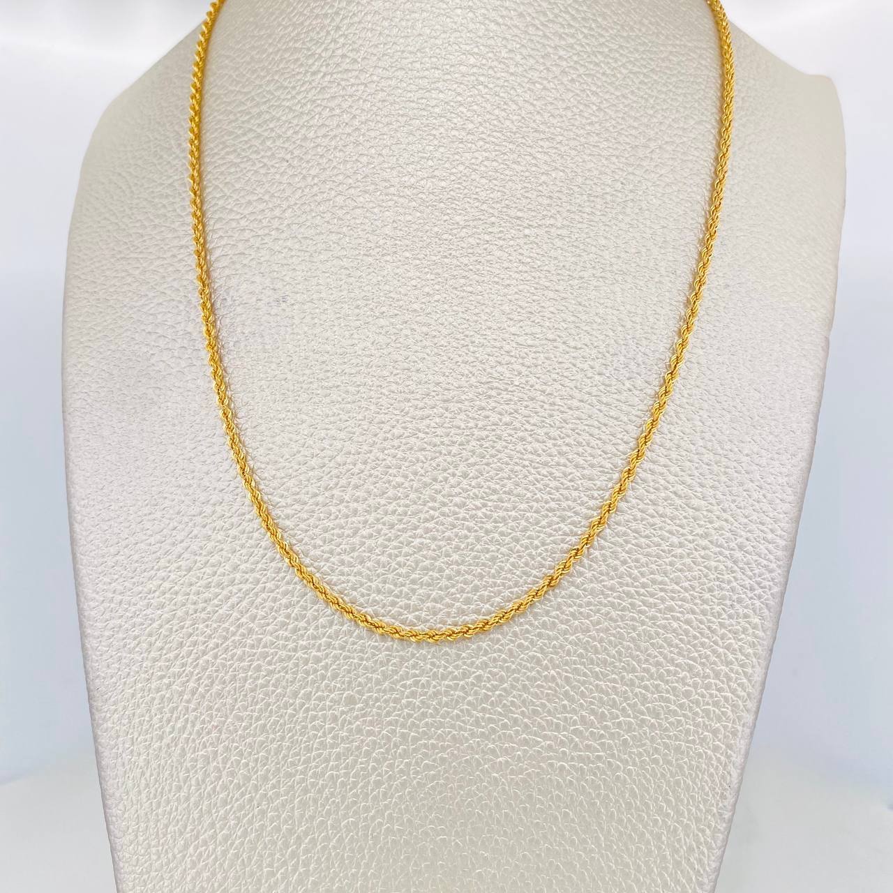 Cadena Lazo 3.75g / 24 in / 1.95mm Oro Amarillo 18K