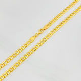 Cadena Cubana 9.85g / 24 in / 4.24mm Oro Amarillo 18K