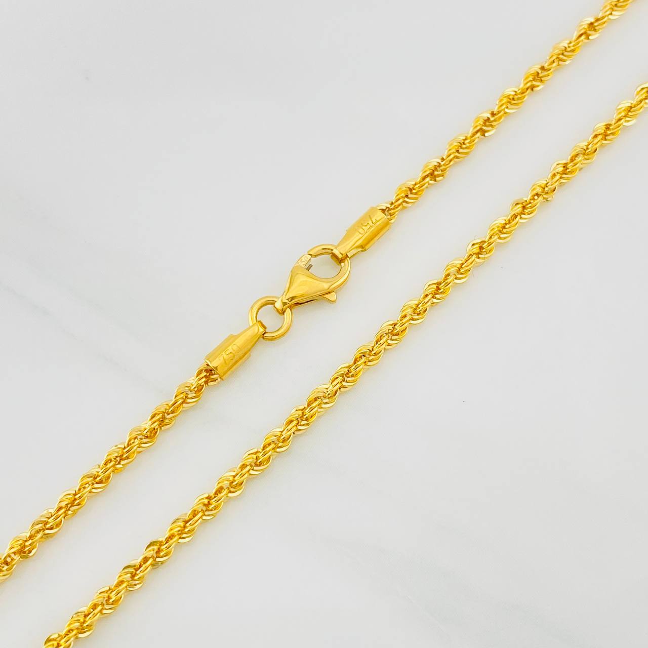 Cadena Lazo 3.75g / 24 in / 1.95mm Oro Amarillo 18K