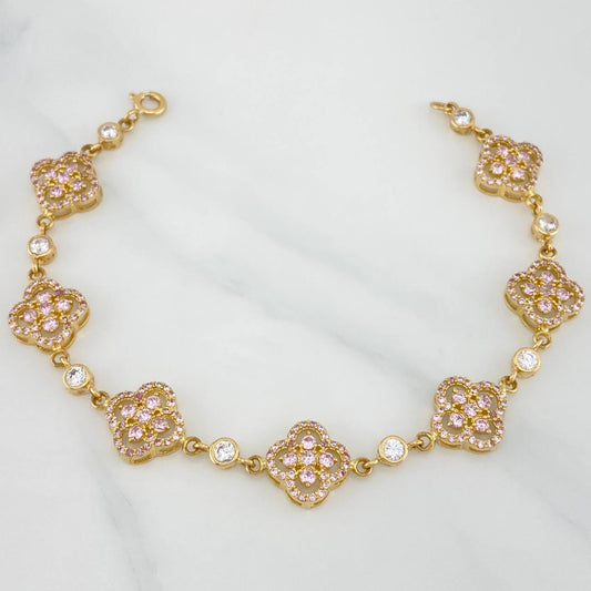 Pulso Trebol 13.15 g / 7 1/4 in / 11.5 mm Oro Amarillo 18K