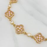Pulso Trebol 13.15 g / 7 1/4 in / 11.5 mm Oro Amarillo 18K
