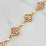 Pulso Trebol 13.15 g / 7 1/4 in / 11.5 mm Oro Amarillo 18K