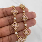 Pulso Trebol 13.15 g / 7 1/4 in / 11.5 mm Oro Amarillo 18K
