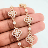 Pulso Trebol 13.3 g / 7 1/2 in / 11.5 mm Oro Amarillo 18K