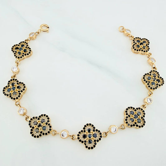 Pulso Trebol 12.35 g / 7 1/2 in / 11.5 mm Oro Amarillo 18K