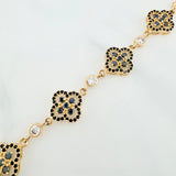Pulso Trebol 12.35 g / 7 1/2 in / 11.5 mm Oro Amarillo 18K
