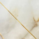 Venetian Chain 1.3gr / 45cm / 0.7mm Yellow Gold +3