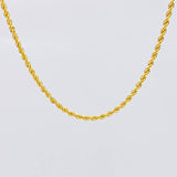 Cadena Lazo 2.9g / 20 in / 2.1mm Oro Amarillo 18K