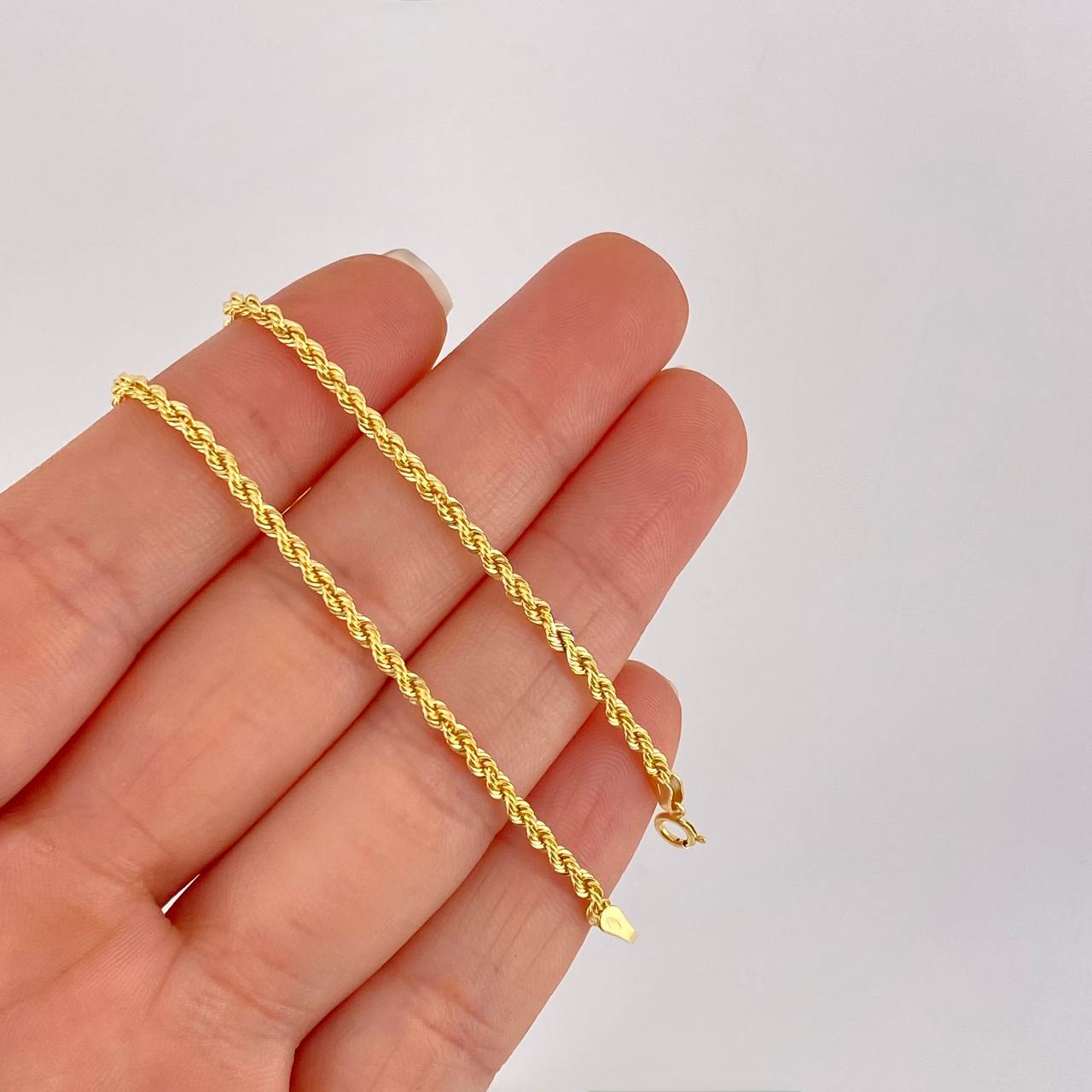 Cadena Lazo 2.85g / 20 in / 2.1mm Oro Amarillo 18K