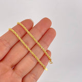 Cadena Lazo 2.95g / 20 in / 2.1mm Oro Amarillo 18K