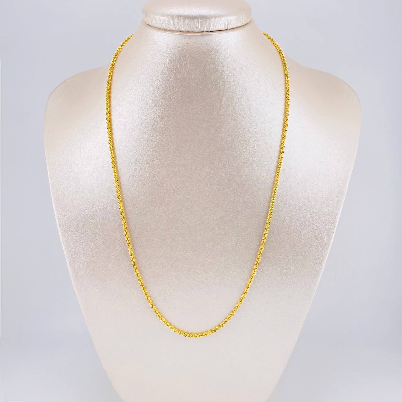 Cadena Lazo 2.95g / 20 in / 2.1mm Oro Amarillo 18K