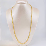 Cadena Cubana 10.2g / 60cm / 5mm Oro Amarillo 18K