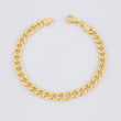 Pulso Cubano 7g / 7 3/4 in / 6.4mm Oro Amarillo 18K